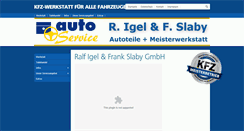 Desktop Screenshot of kfz-igel.de